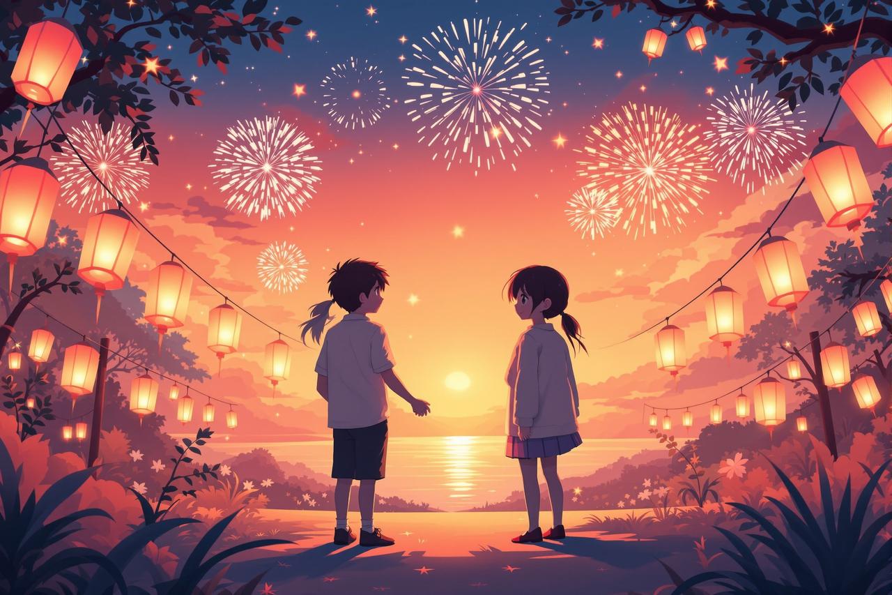 免费短剧平台推荐 - 《邻家青梅》第5集：夏日祭的约定